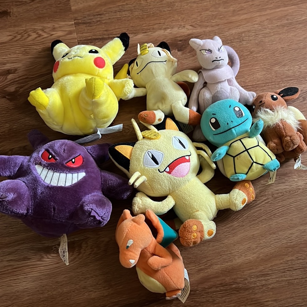 Vintage Pokémon plush 1990s lot